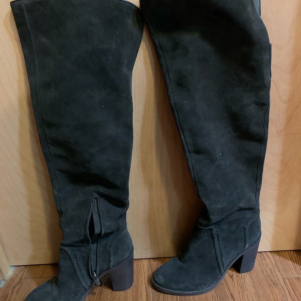 Tall gray boots size 10